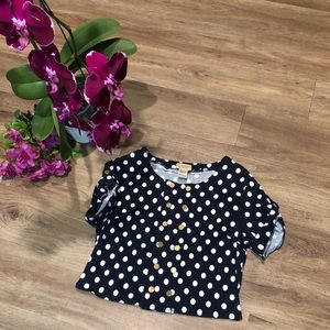 Moon Collection polka dots shirt